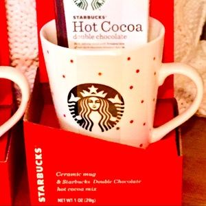 Starbucks hot cocoa mugs cups set - Christmas kitchen home decor winter …